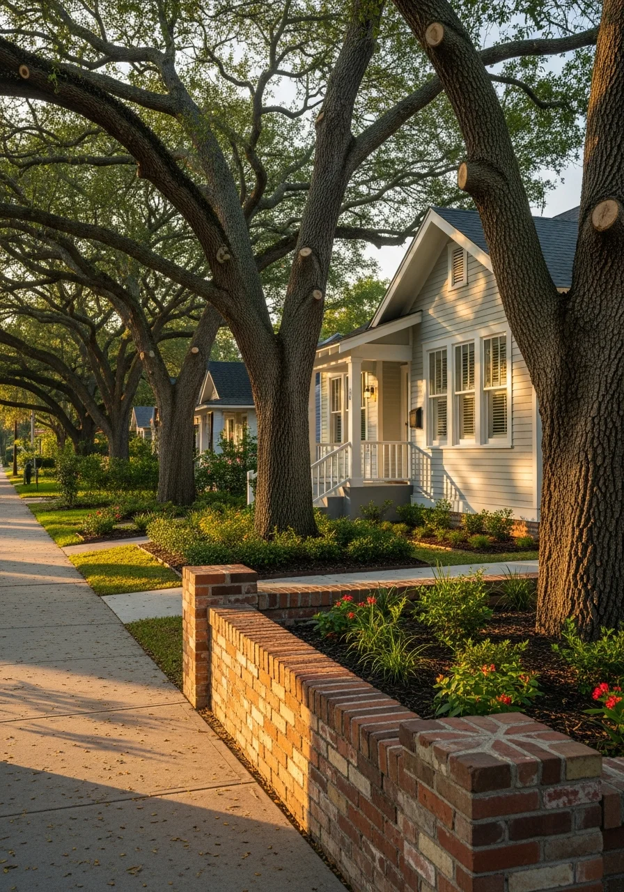 Close-up of a College Park home exterior showing renovation quality and neighborhood character.